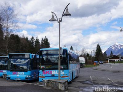 Foto: Bus-bus Gratis Buat Main Ski di Prancis