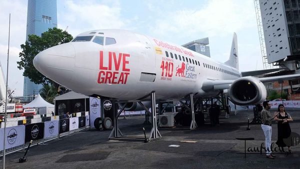 Mengintip Interior dan Menu Makanan di Resto Dalam Boeing 737