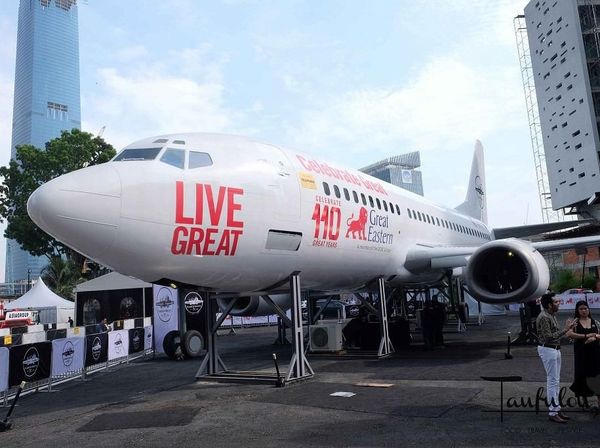 Mengintip Interior dan Menu Makanan di Resto Dalam Boeing 737