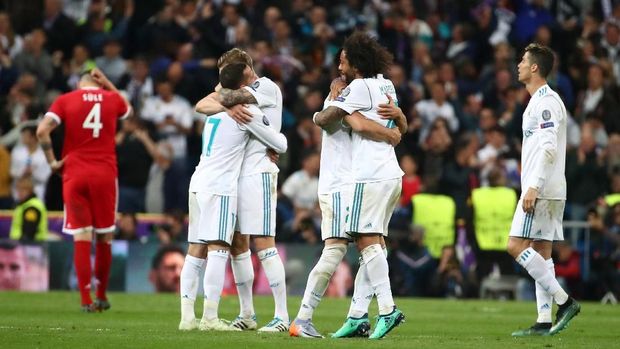 Real Madrid ke final Liga Champions usai menyingkirkan Bayern Munchen di semifinal. (