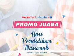 Hardiknas, Ada Promo Kebutuhan Sekolah di Transmart Carrefour
