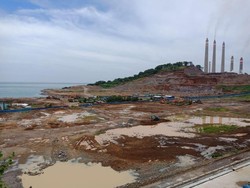 Bum!!! Bukit di Cilegon Diledakkan untuk Proyek PLTU Suralaya