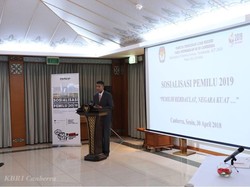 Jelang Pemilu Serentak, KBRI Canberra Lakukan Sosialisasi