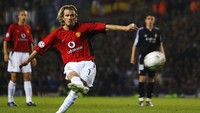David Beckham (80) assist di peringkat ketiga dan Wayne Rooney (93 assist) di peringkat kedua (Getty Images)
