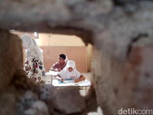 UN di Gedung Nyaris Ambruk, Siswa SD: Kami Takut Ketimpa