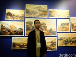 Lukisan Mooi Indie Diubah Radhinal Indra Jadi Lanskap Mars
