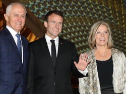 Saat Presiden Prancis Sebut Istri PM Australia Delicious Wife