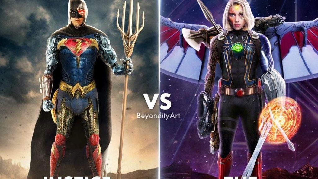 Meme Kocak Superhero Marvel vs DC, Siapa Menang?