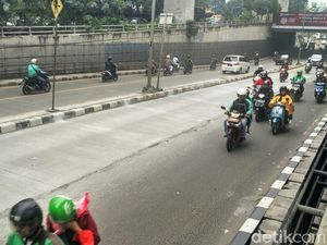Lalin kembali lancar, Begini Kondisi Jalan di Casablanca Lalin kembali lancar, Begini Kondisi Jalan di Casablanca