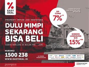 Dapatkan DP 7% atau Diskon hingga 15% untuk Miliki Hunian Idamanmu