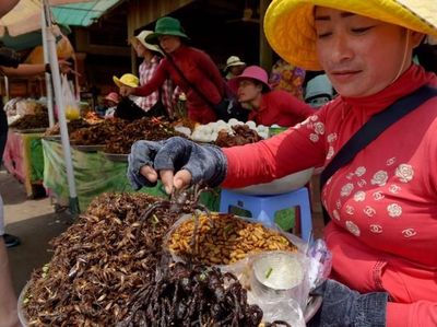 Nyamm! Tarantula Goreng yang Renyah Gurih Jadi Santapan Khas Kamboja