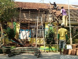 Atap SDN di Mojokerto Ambruk saat UNBK, Begini Kondisinya