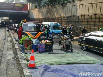 Foto: Ini Penyebab Macet Parah di Casablanca