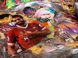 Mohamed Salah menjadi mesin gol pada musim perdananya bersama Liverpool. Dia sudah membuat 43 gol di seluruh kompetis. (Amr Abdallah Dalsh/Reuters)