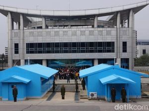 Foto: Garis Pemisah Korea Selatan dan Utara
