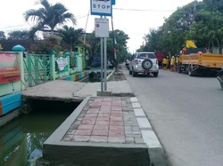 Asyik! Lokasi OK Otrip Stop di Jakut Dilengkapi Trotoar