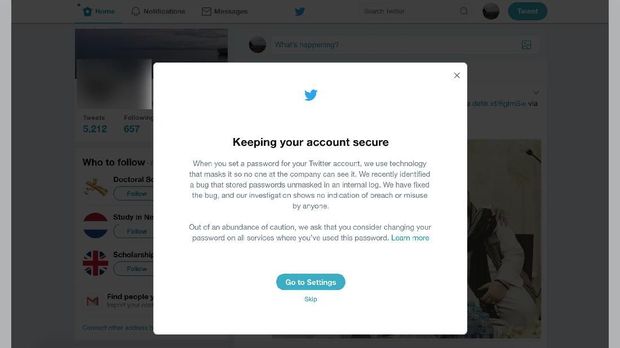 Cara Ubah Kata Sandi Akun Twitter