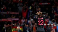 Danny Welbeck dilepas ke Arsenal dengan nilai transfer 16 juta pound sterling pada 2014/2015. Hingga kini, dia sudah membukukan 28 gol untuk The Gunners. (Foto: Juan Medina/REUTERS)
