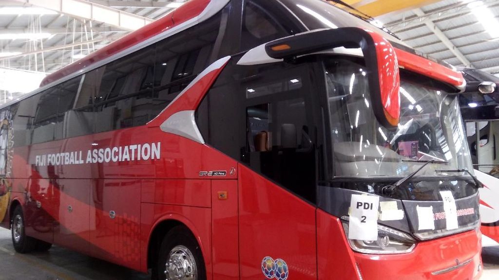 Bus Buatan Semarang Dipakai Kesebelasan Fiji
