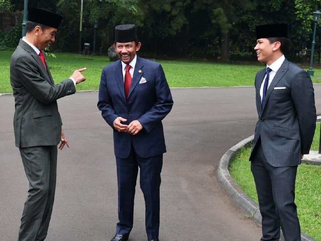 Momen Pangeran Tampan Brunei Dampingi Sang Ayah Bertemu Jokowi