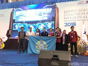 Robot DOME UMM Sabet Juara I Kontes Robot Indonesia 2018