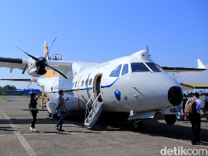 Foto: Gagahnya Pesawat Buatan PT DI, Penjaga Maritim RI