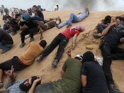 Gaza Membara, 1 Warga Palestina Tewas DItembak Israel