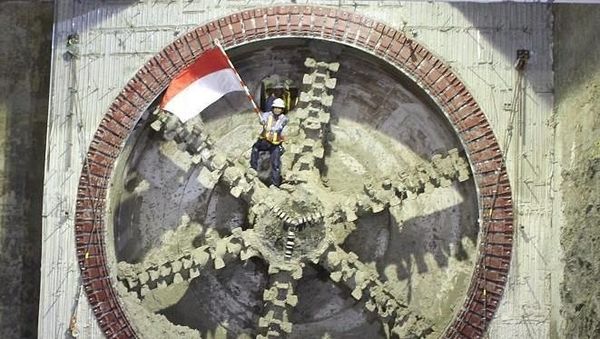 Evolusi Terowongan Bawah Tanah MRT Jakarta yang Mau Kelar