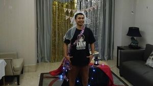 Foto-foto Aib Raditya Dika di Bachelor Party
