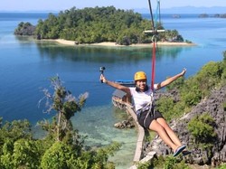Seru! Naik Flying Fox di Labengki