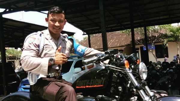 Potret Bagus, Polisi Kekar dari Bali Bergaya Hidup Sehat