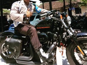 Potret Bagus, Polisi Kekar dari Bali Bergaya Hidup Sehat