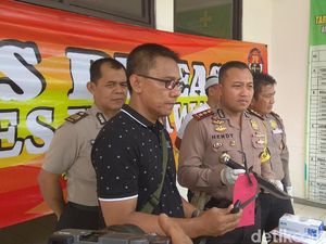Polisi Karawang Tembak Begal Senior Si Ayah