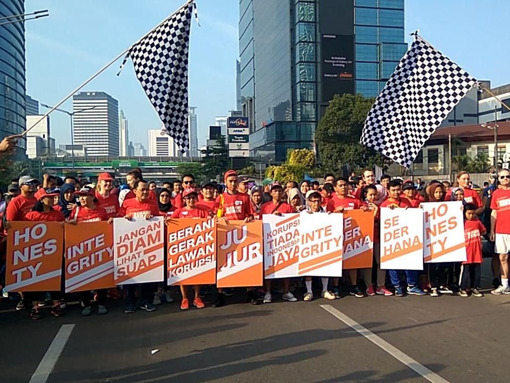 Lari Santai, ICW Gelorakan Gerakan Antikorupsi Lari Santai, ICW Gelorakan Gerakan Antikorupsi