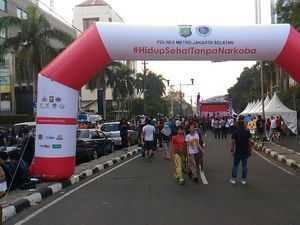 Polres Jaksel Deklarasi #HidupSehatTanpaNarkoba