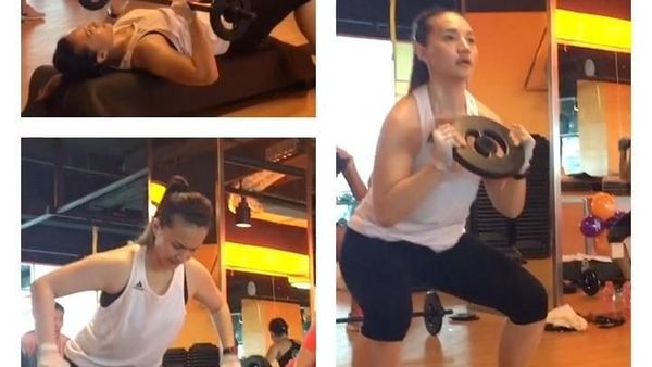 Foto: Gaya Olahraga Grace, Dokter Timnas Indonesia yang Cantik
