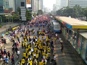 Foto: Begini Suasana CFD di Sudirman-Thamrin Pagi Ini