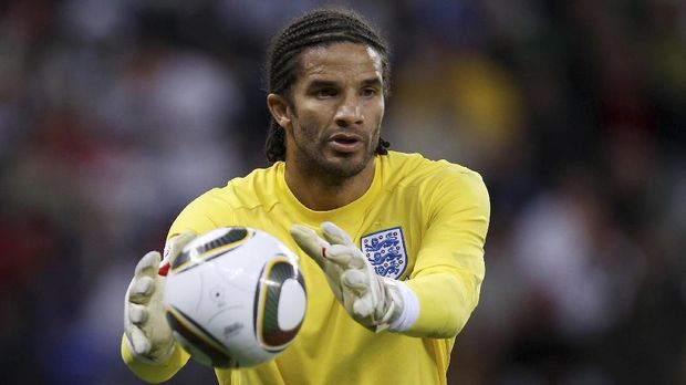 David James mengoleksi tiga pertandingan di Piala Dunia bersama timnas Inggris.