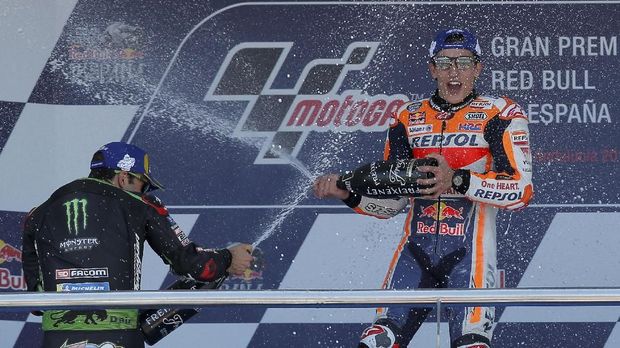 Marquez sempat terjatuh di kualifikasi MotoGP Amerika Serikat, tetapi akhirnya menjadi pemenang dalam balapan.