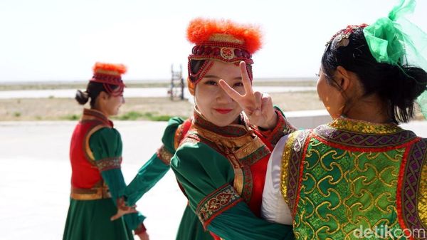 Foto: Kecantikan Alami Gadis-gadis Mongolia