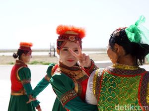 Foto: Kecantikan Alami Gadis-gadis Mongolia