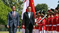 Jokowi dan PM China Bahas Kerja Sama Ekonomi di Istana Bogor