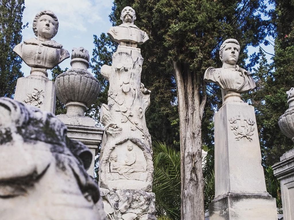 Foto: Makam Tertua Athena yang Mirip Galeri Seni Foto: Makam Tertua Athena yang Mirip Galeri Seni
