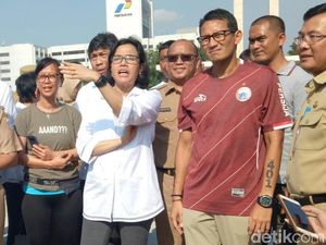 Sandiaga Jelaskan Angka 401 di Kedua Tangannya