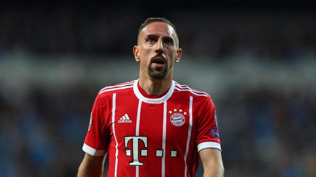 Franck Ribery di Bayern Munich sampai 2019. (Foto: Catherine Ivill/Getty Images)