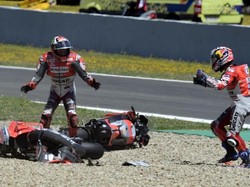 Andrea Dovizioso Tertawakan Momen Crash di Jerez