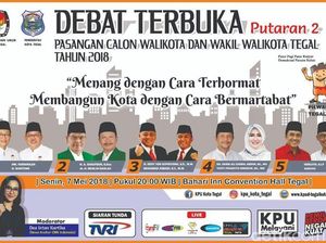 Debat Ronde 2 Pilwalkot Tegal Digelar Malam Ini Debat Ronde 2 Pilwalkot Tegal Digelar Malam Ini
