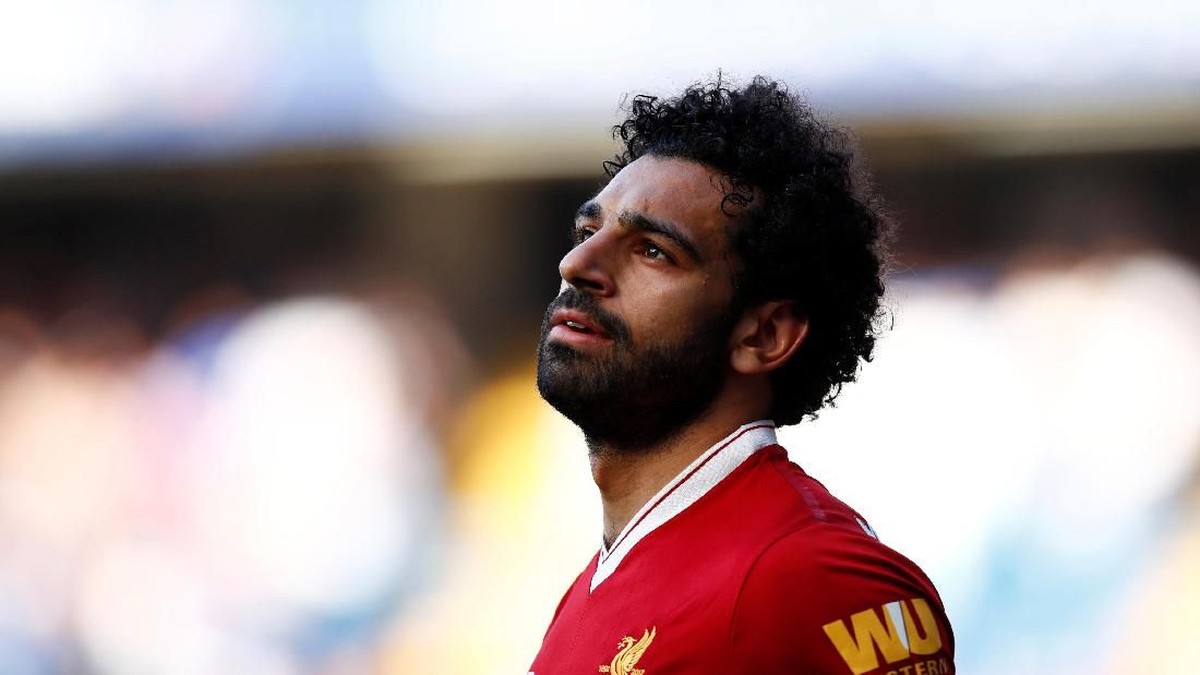 Mohamed Salah sudah puasa gol di tiga laga terakhirnya (Eddie Keogh/Reuters)