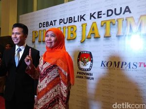Khofifah Kenakan Batik, Emil Pakai Jas, Ini Maknanya Khofifah Kenakan Batik, Emil Pakai Jas, Ini Maknanya