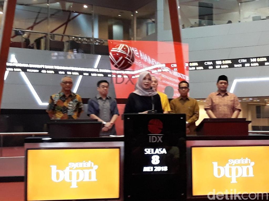 Melantai di Bursa, Saham BTPN Syariah Meroket 23% Melantai di Bursa, Saham BTPN Syariah Meroket 23%